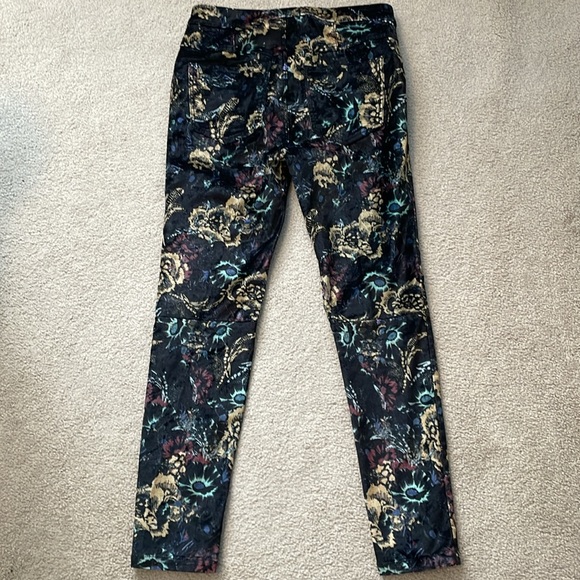 Free People velvet floral moto pants - Picture 11 of 13